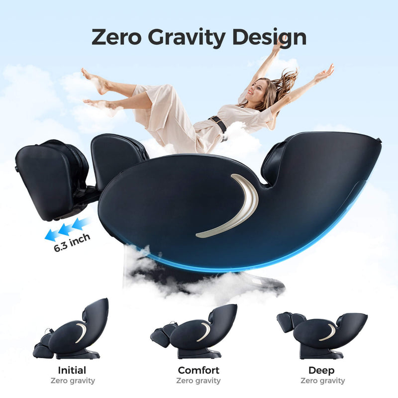 Bosscare Full Body 3D Zero Gravity Shiatsu Recliner Massage Chair With App (SAK32840)